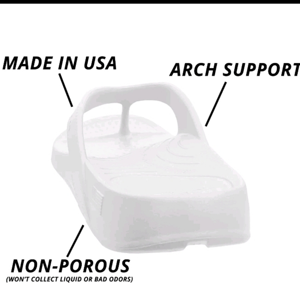 Arch Support White Sandals - Picture 7 of 8